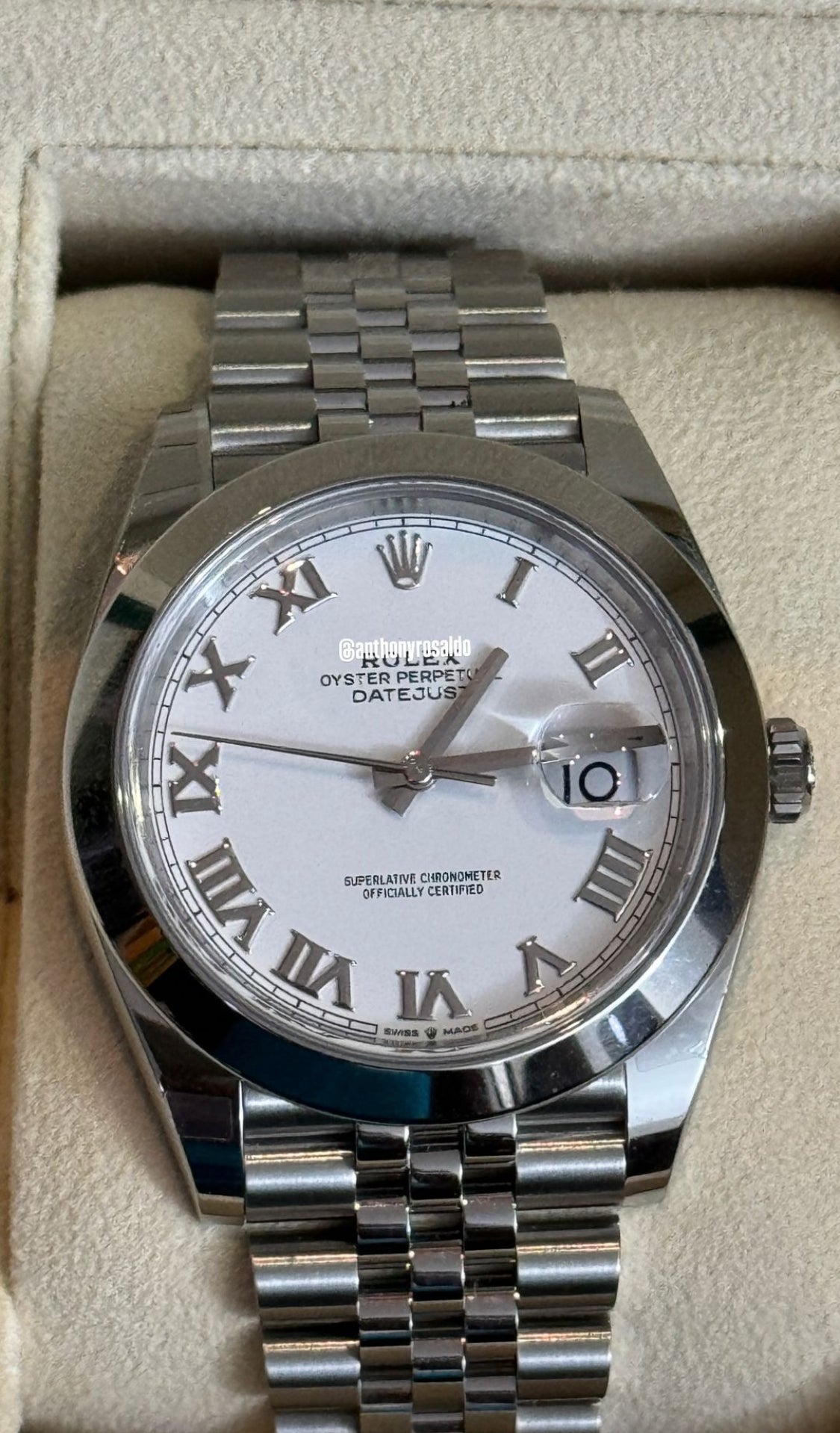 [WTS/LFB] Anthony Rosaldo's Brand New Rolex Date Just 41mm Watch / Timepiece