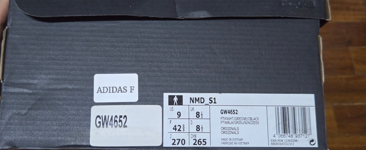 [WTS/LFB] Adidas NMD S1 Cloud White (9 US)